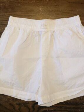 J crew end on boxer shorts women white xxsmall